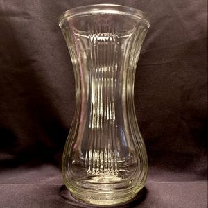 Vintage Hoosier Glass Clear Vase 4086B